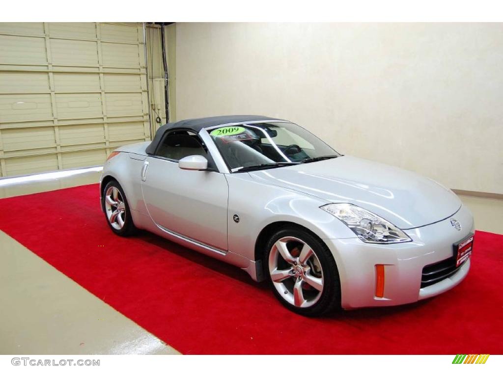 2009 350Z Touring Roadster - Silver Alloy / Charcoal Leather photo #1