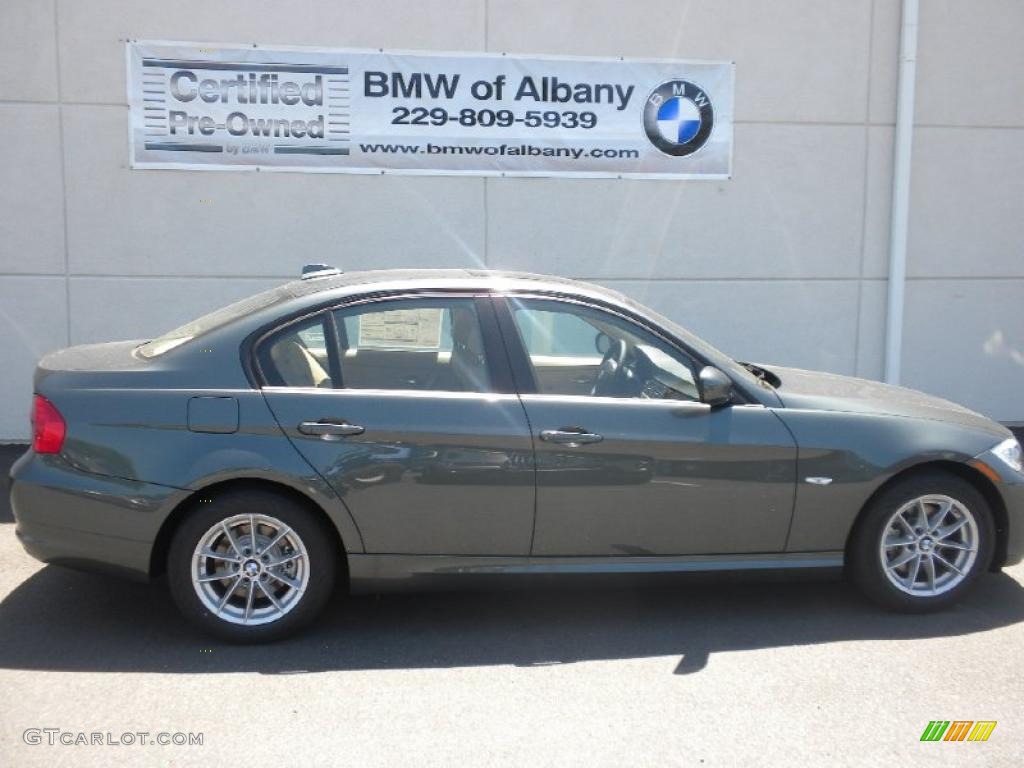 2010 3 Series 328i Sedan - Tasman Green Metallic / Beige photo #24