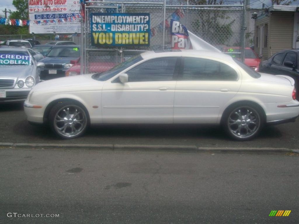 2000 S-Type 3.0 - Spindrift White / Almond photo #5