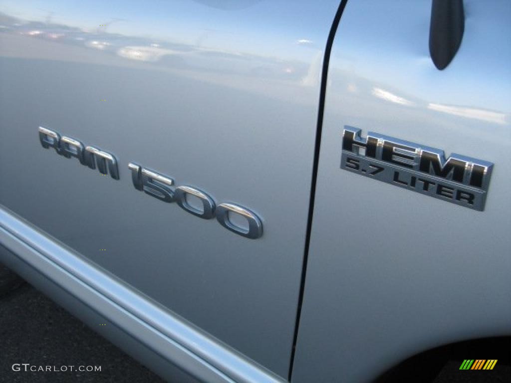 2007 Ram 1500 Big Horn Edition Quad Cab 4x4 - Bright Silver Metallic / Medium Slate Gray photo #14