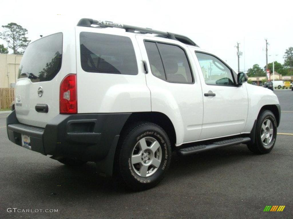 2008 Xterra S - Avalanche White / Sandstone photo #6