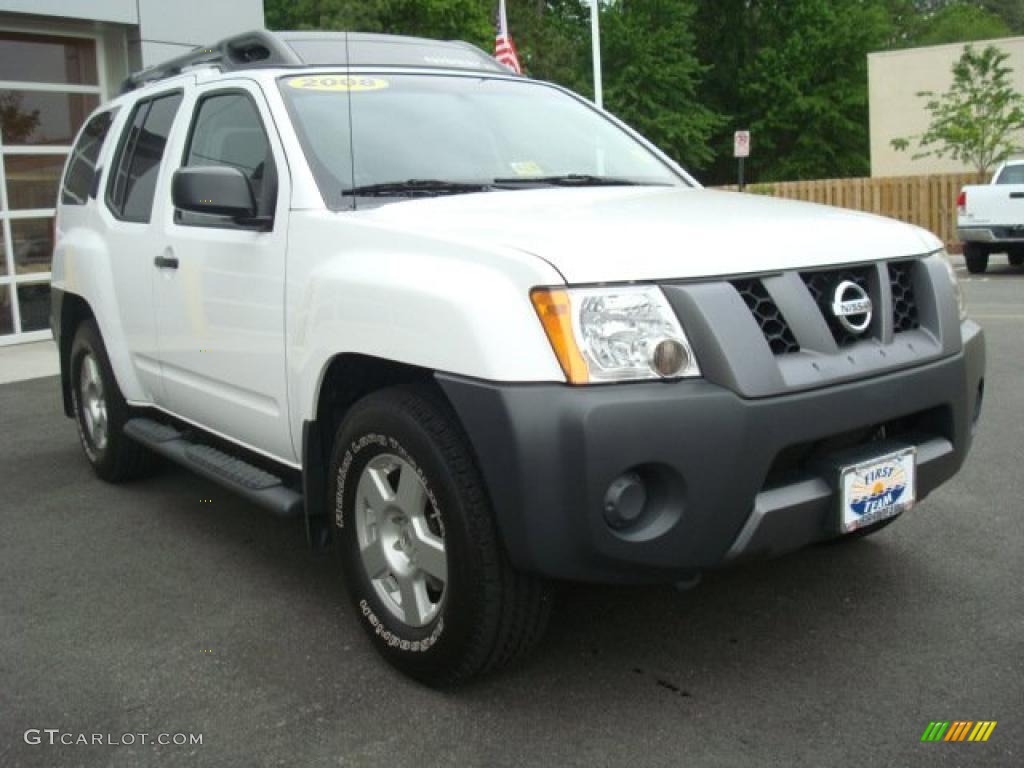 2008 Xterra S - Avalanche White / Sandstone photo #8