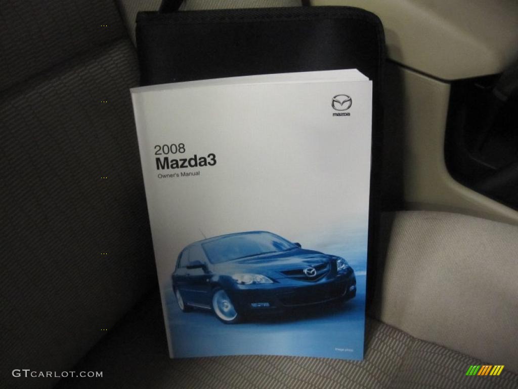 2008 MAZDA3 i Touring Sedan - Icy Blue Metallic / Beige photo #11