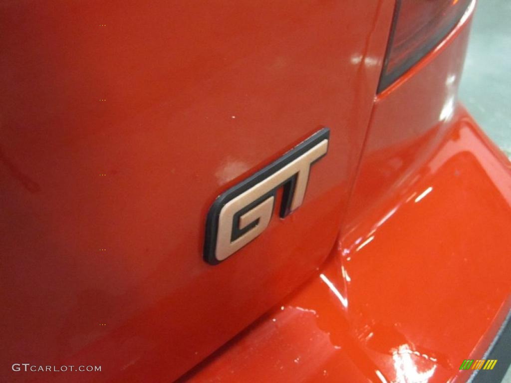 2003 Elantra GT Hatchback - Rally Red / Dark Gray photo #5