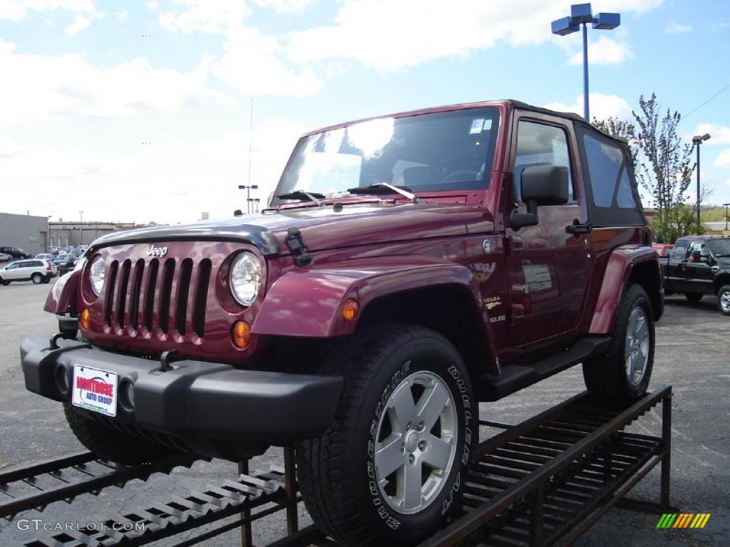 Red Rock Crystal Pearl Jeep Wrangler