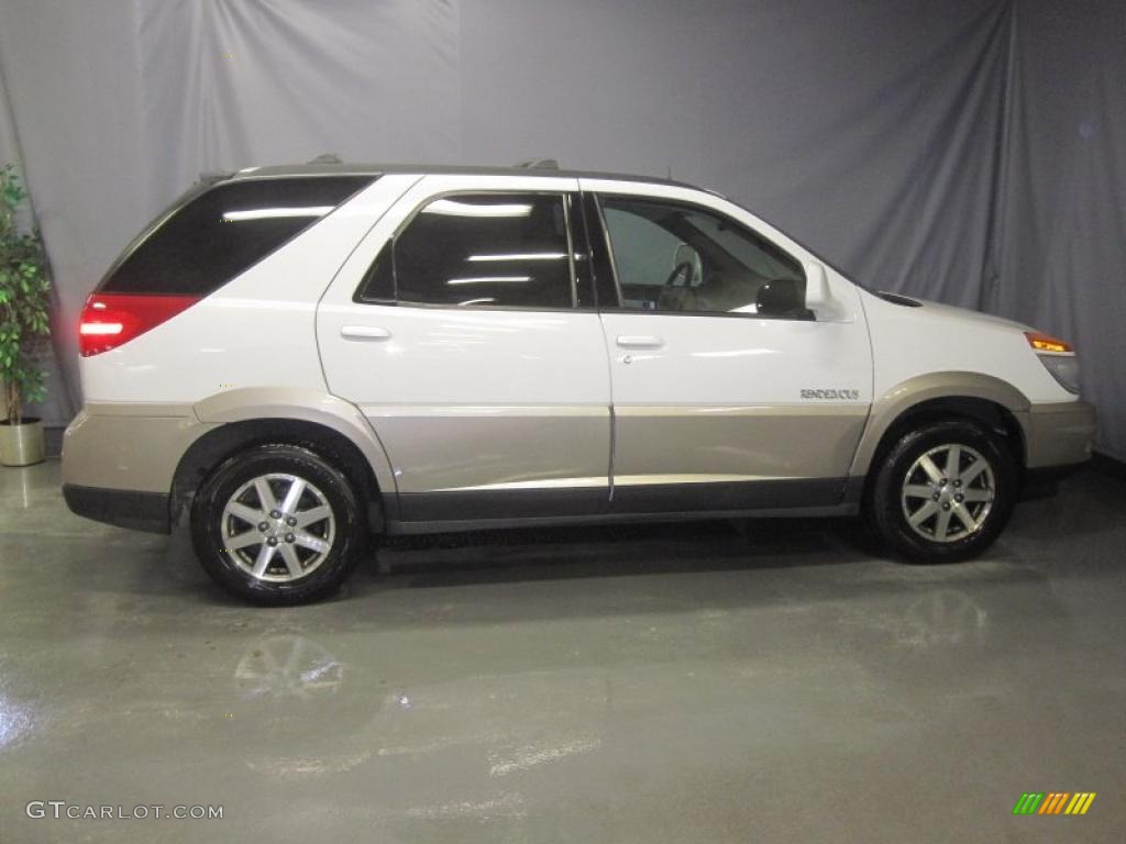 2003 Rendezvous CXL AWD - Olympic White / Medium Oak photo #4