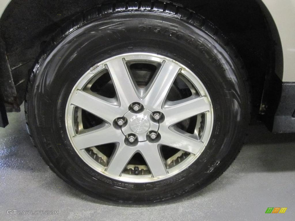 2003 Rendezvous CXL AWD - Olympic White / Medium Oak photo #9