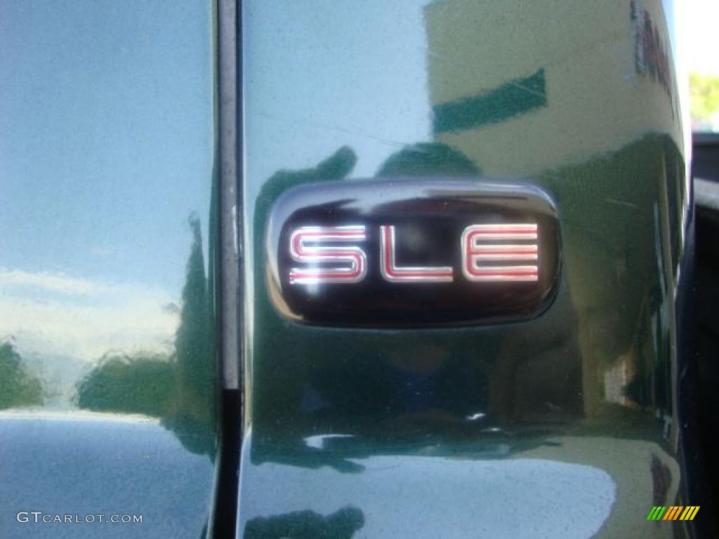 2005 Sierra 2500HD SLE Extended Cab 4x4 - Polo Green Metallic / Dark Pewter photo #35
