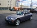 2008 Galaxy Gray Mica Mazda MX-5 Miata Roadster  photo #1