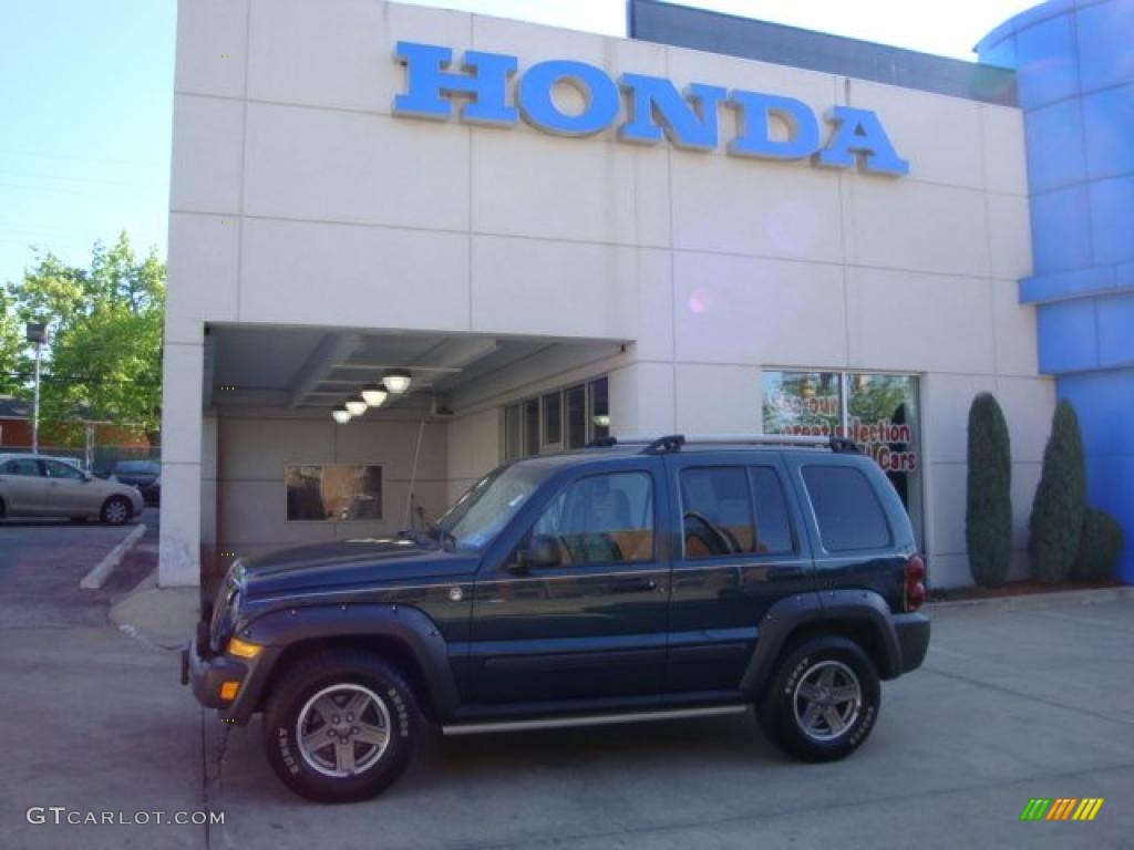 2005 Liberty Renegade 4x4 - Deep Beryl Green Pearl / Medium Slate Gray photo #1