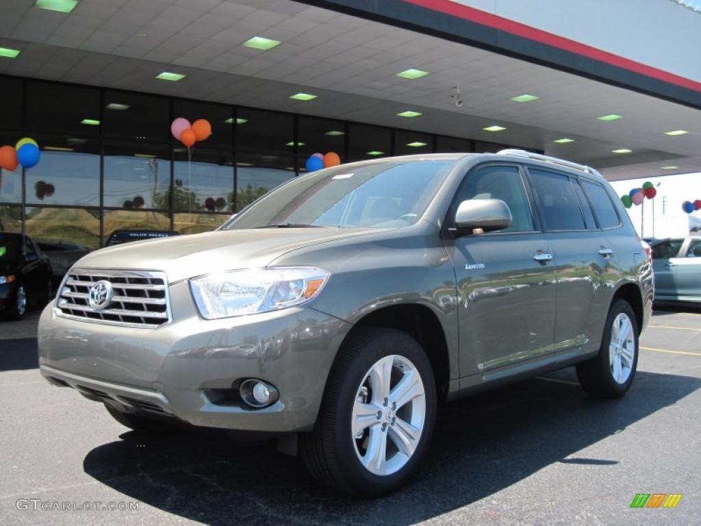 2010 Highlander Limited - Cypress Green Pearl / Ash photo #1