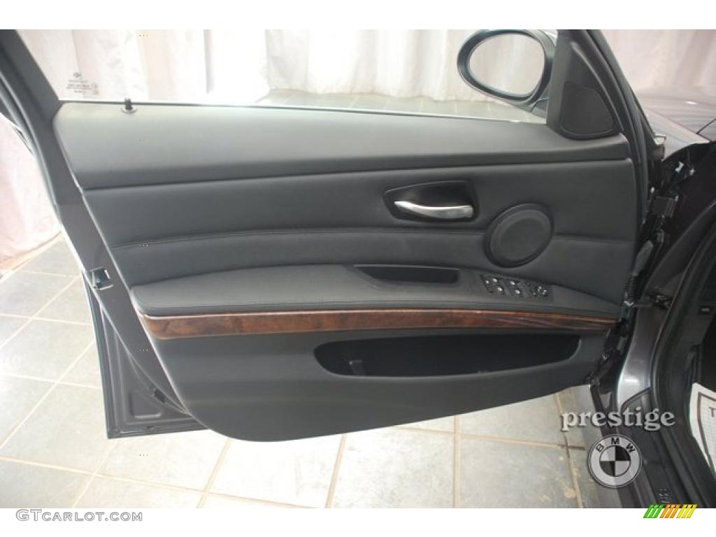 2008 3 Series 335xi Sedan - Sparkling Graphite Metallic / Black photo #12