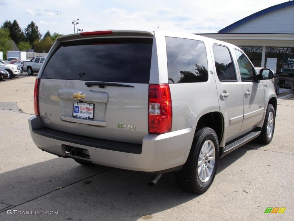 2009 Tahoe Hybrid 4x4 - Silver Birch Metallic / Light Titanium photo #4