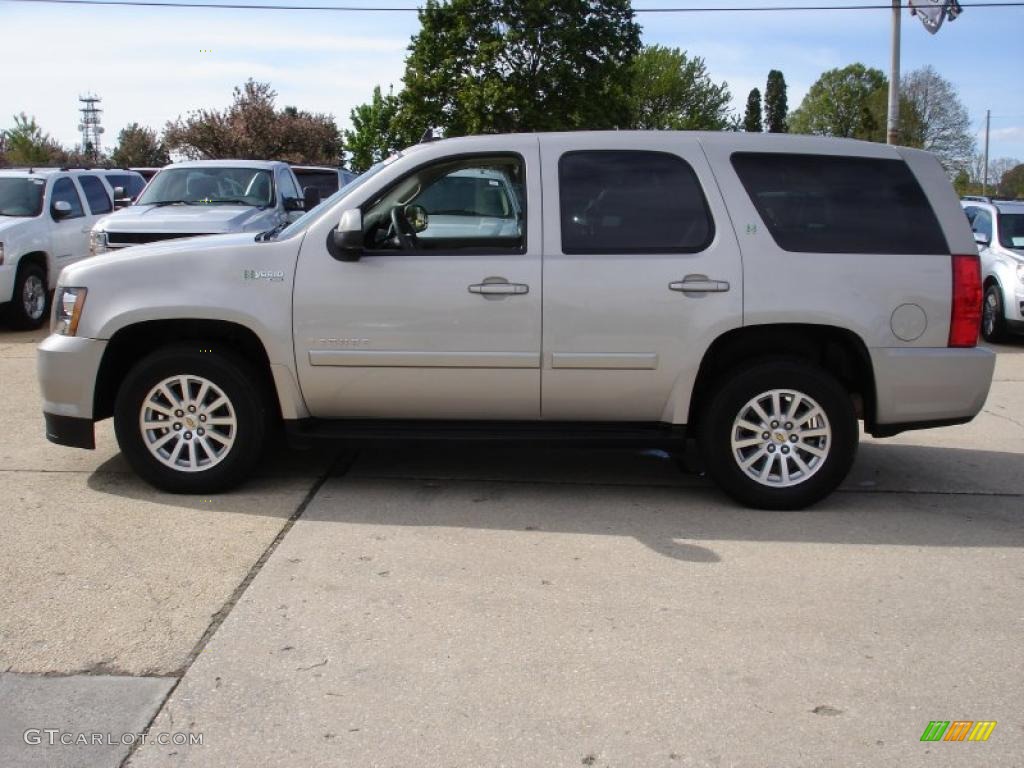 2009 Tahoe Hybrid 4x4 - Silver Birch Metallic / Light Titanium photo #9