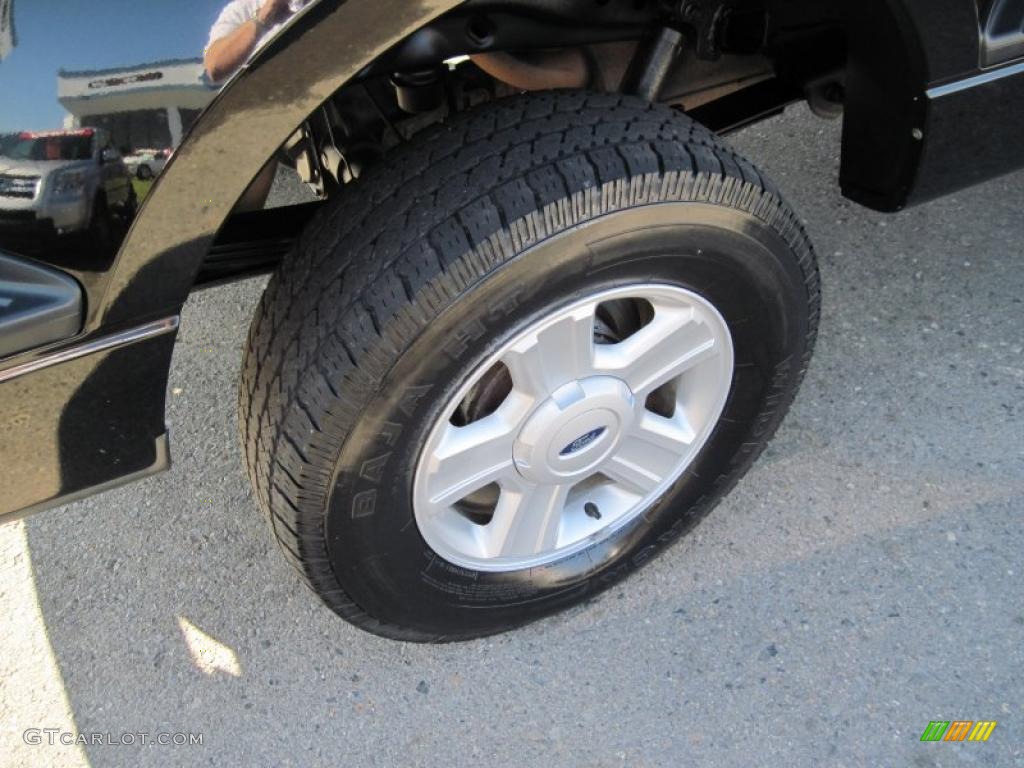 2005 F150 STX SuperCab 4x4 - Black / Medium Flint Grey photo #11