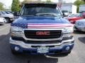 2004 Marine Blue Metallic GMC Sierra 2500HD SLT Crew Cab 4x4  photo #2