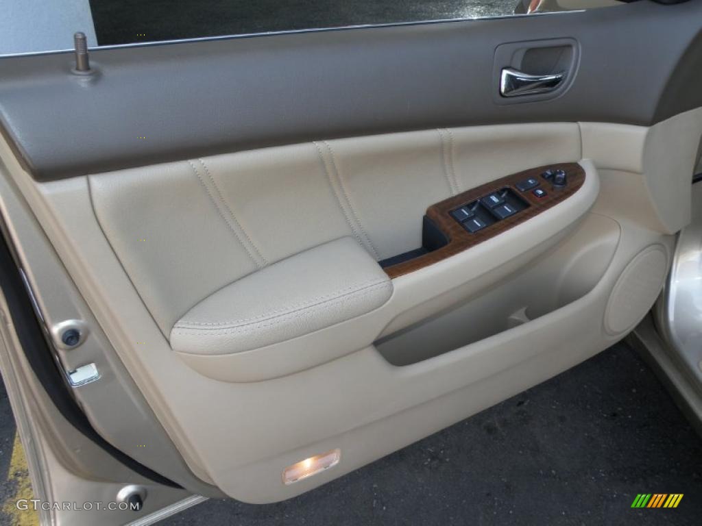 2006 Accord EX Sedan - Desert Mist Metallic / Ivory photo #13