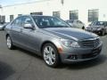 2009 Palladium Silver Metallic Mercedes-Benz C 300 4Matic  photo #3