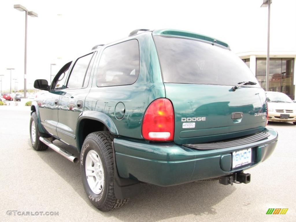 2003 Durango SLT 4x4 - Timberline Green Pearlcoat / Dark Slate Gray photo #3