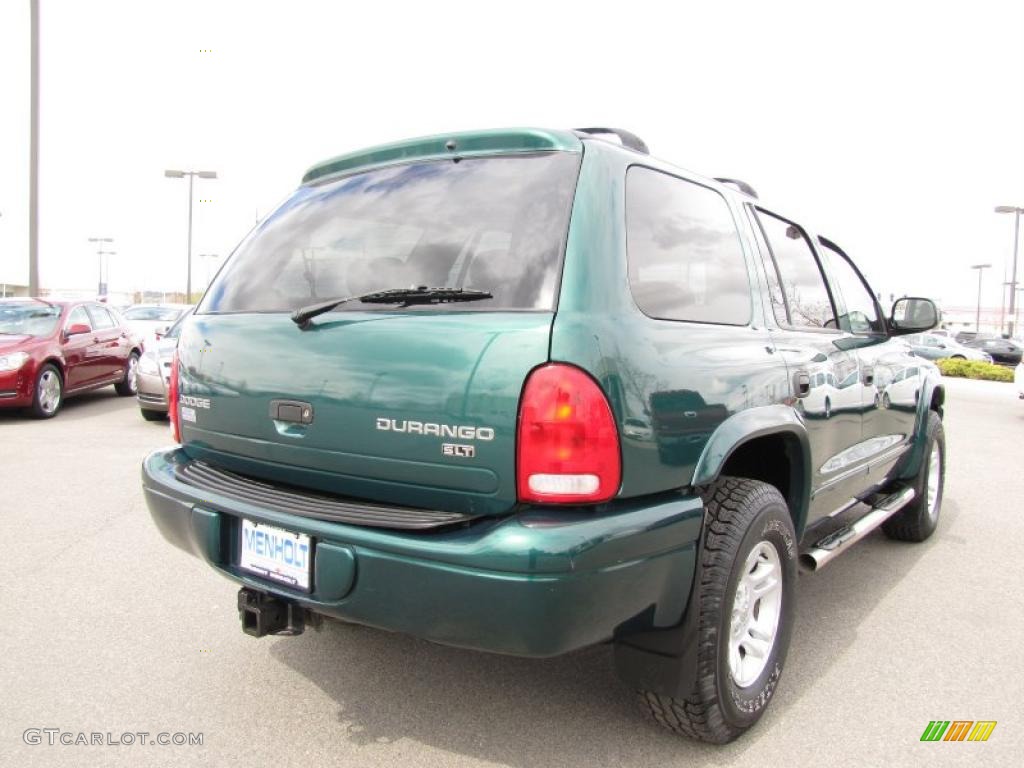 2003 Durango SLT 4x4 - Timberline Green Pearlcoat / Dark Slate Gray photo #13