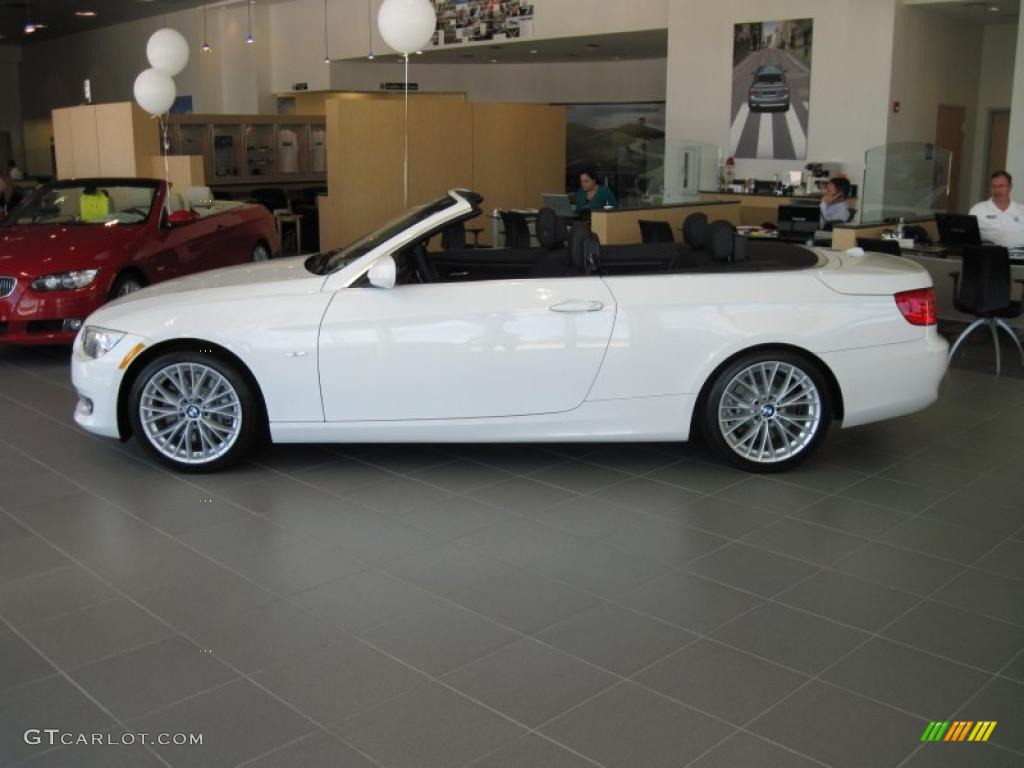 2011 3 Series 335i Convertible - Alpine White / Black photo #3