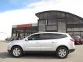 2010 Silver Ice Metallic Chevrolet Traverse LT AWD  photo #1
