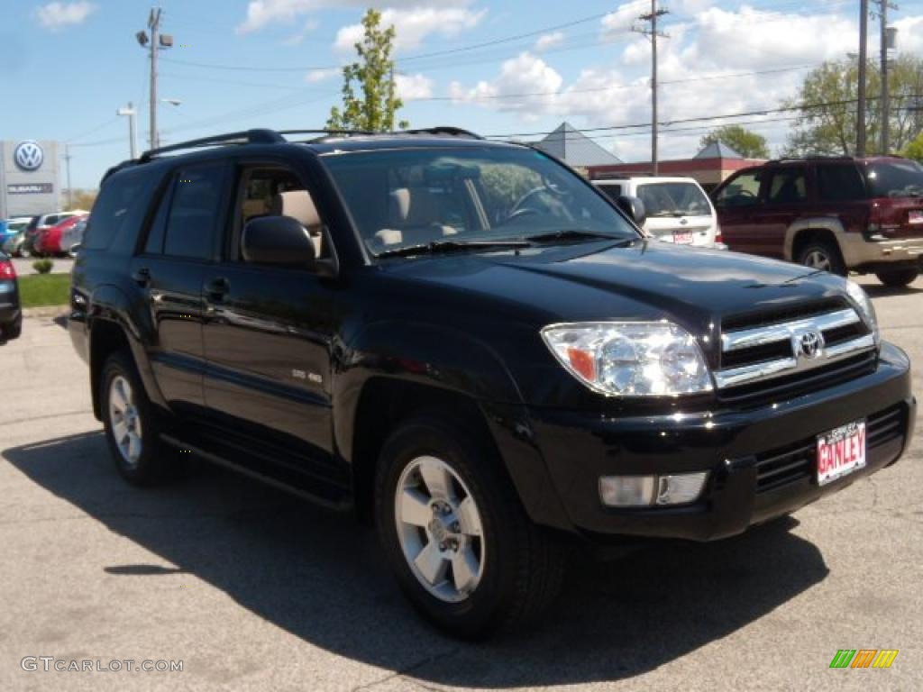 2005 4Runner SR5 4x4 - Black / Taupe photo #7
