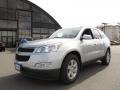 2010 Silver Ice Metallic Chevrolet Traverse LT AWD  photo #16