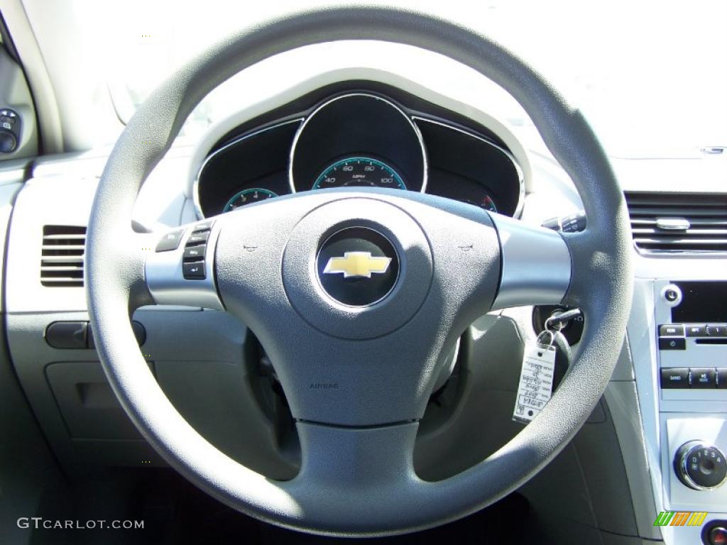 2009 Malibu LS Sedan - Silver Moss Metallic / Ebony photo #18