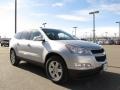 2010 Silver Ice Metallic Chevrolet Traverse LT AWD  photo #12