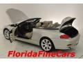 2005 Mineral Silver Metallic BMW 6 Series 645i Convertible  photo #8