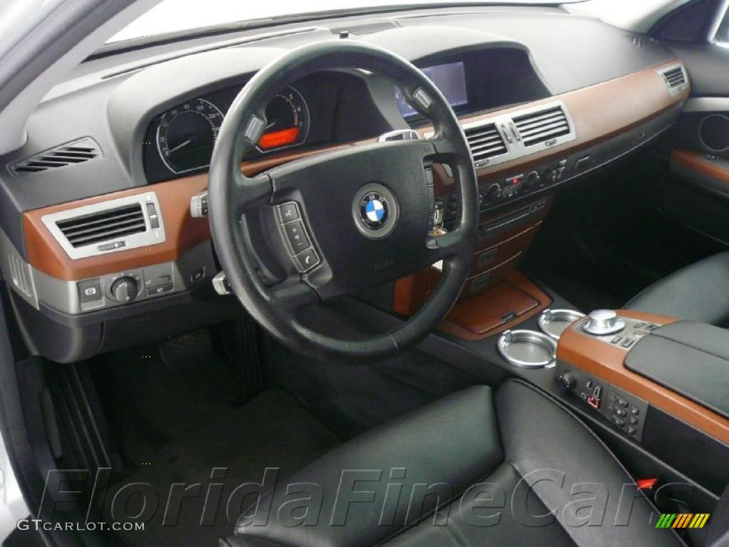 2004 7 Series 745i Sedan - Titanium Silver Metallic / Black/Black photo #7
