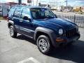 2002 Patriot Blue Pearlcoat Jeep Liberty Sport 4x4  photo #7