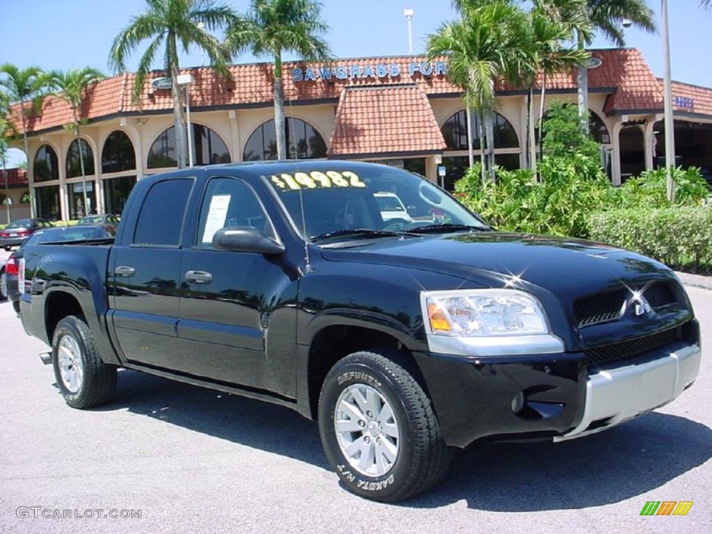 2006 Raider LS Double Cab - Carbide Black / Slate Gray photo #1