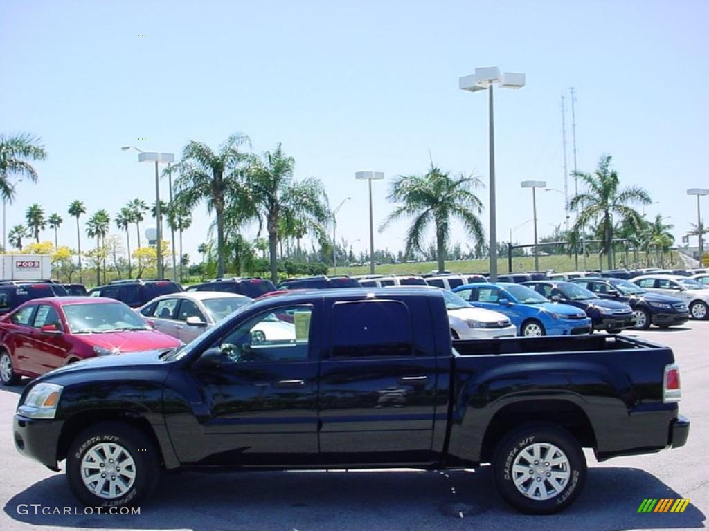 2006 Raider LS Double Cab - Carbide Black / Slate Gray photo #8