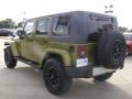 2008 Rescue Green Metallic Jeep Wrangler Unlimited Sahara 4x4  photo #3