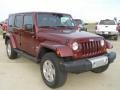 2007 Red Rock Crystal Pearl Jeep Wrangler Unlimited X  photo #7