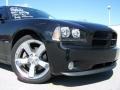 2008 Brilliant Black Crystal Pearl Dodge Charger R/T  photo #3