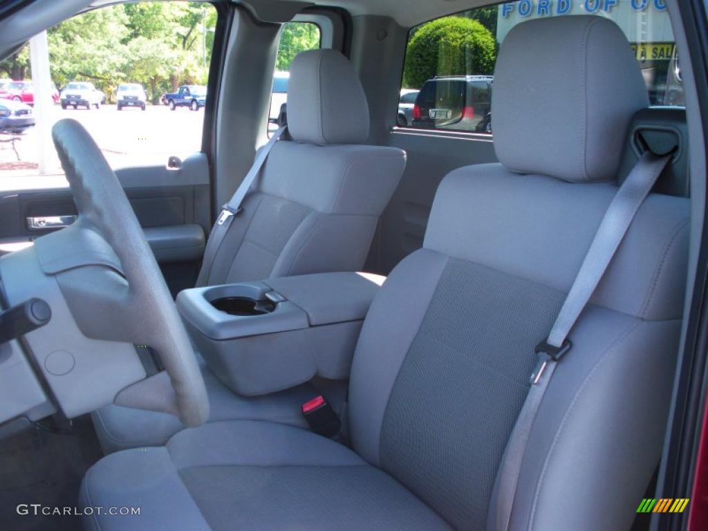 2006 F150 XLT Regular Cab - Dark Toreador Red Metallic / Medium/Dark Flint photo #12