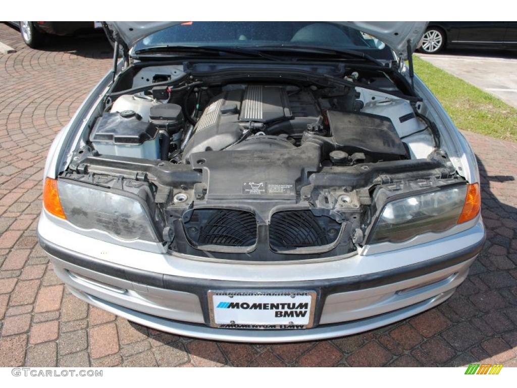 2001 3 Series 325i Sedan - Titanium Silver Metallic / Black photo #19