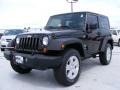 2007 Black Jeep Wrangler X 4x4  photo #1