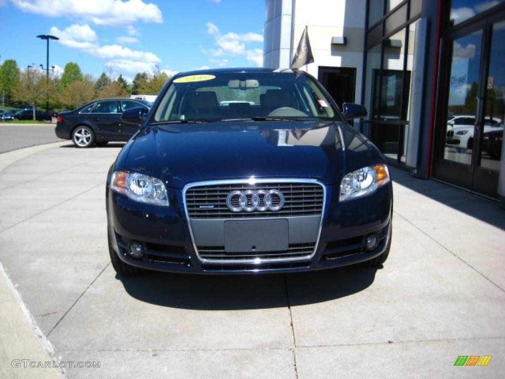 2006 A4 2.0T quattro Sedan - Moro Blue Pearl Effect / Beige photo #2