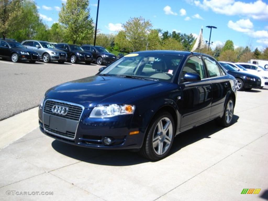 2006 A4 2.0T quattro Sedan - Moro Blue Pearl Effect / Beige photo #3