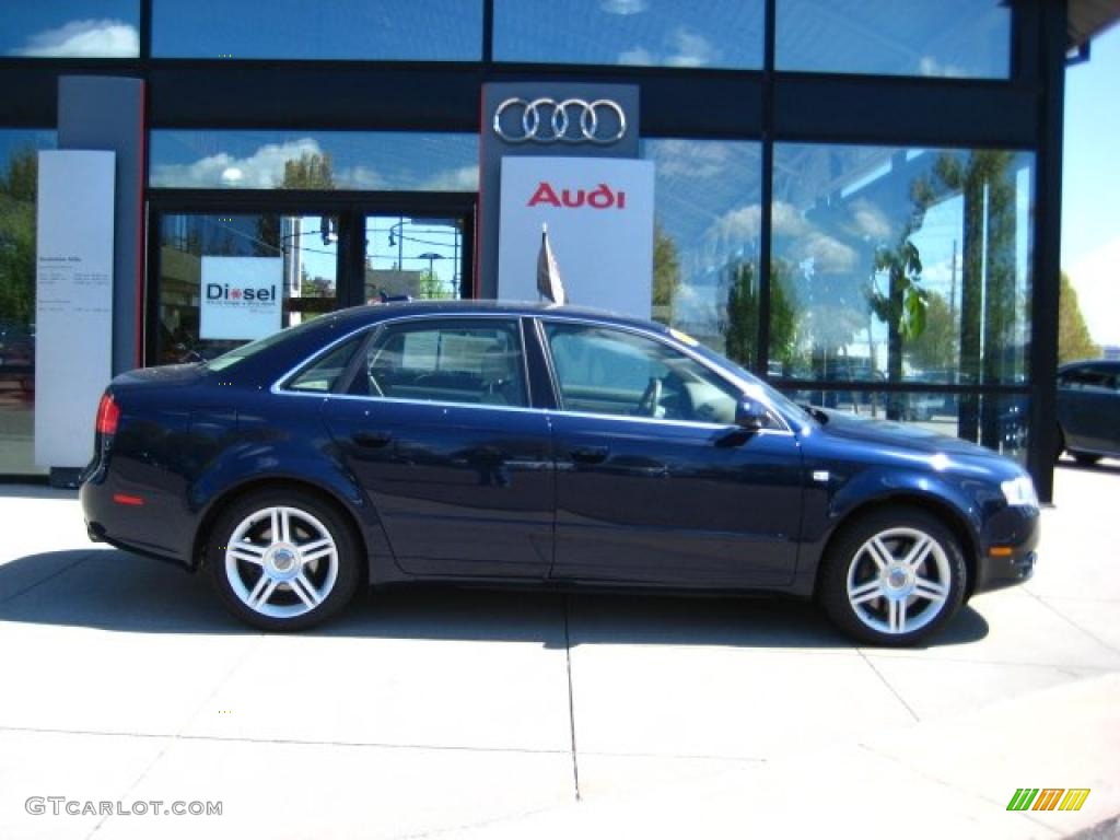 2006 A4 2.0T quattro Sedan - Moro Blue Pearl Effect / Beige photo #7