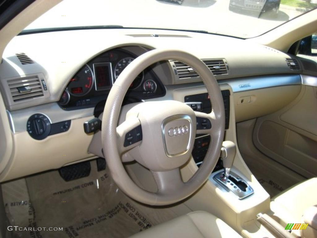 2006 A4 2.0T quattro Sedan - Moro Blue Pearl Effect / Beige photo #11