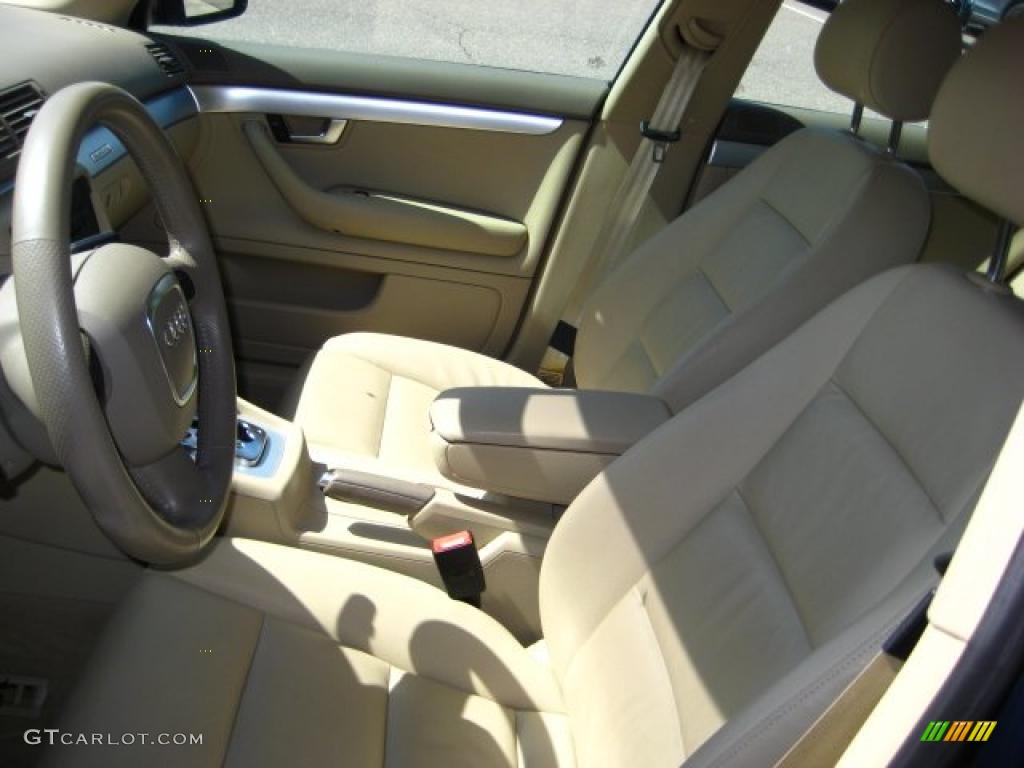 2006 A4 2.0T quattro Sedan - Moro Blue Pearl Effect / Beige photo #12