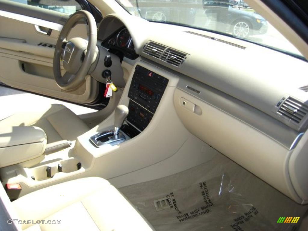 2006 A4 2.0T quattro Sedan - Moro Blue Pearl Effect / Beige photo #16