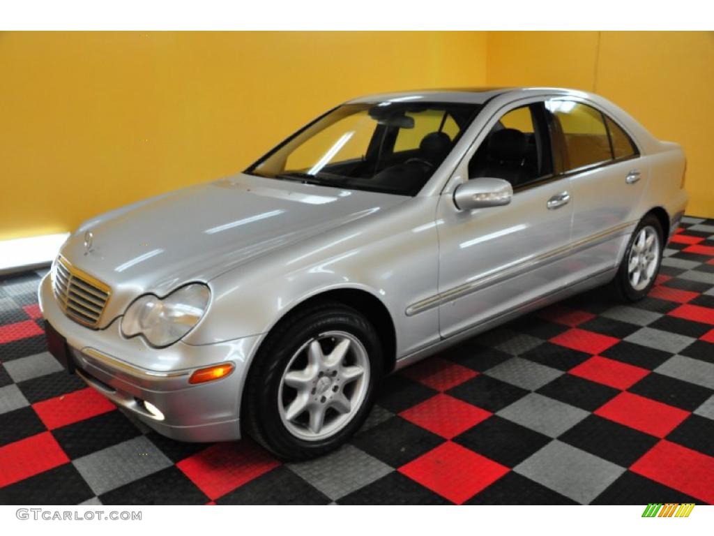2001 C 240 Sedan - Brilliant Silver Metallic / Charcoal Black photo #3