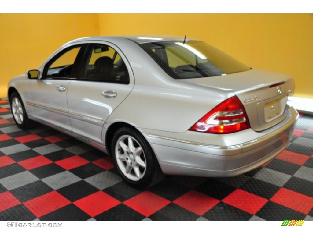 2001 C 240 Sedan - Brilliant Silver Metallic / Charcoal Black photo #4