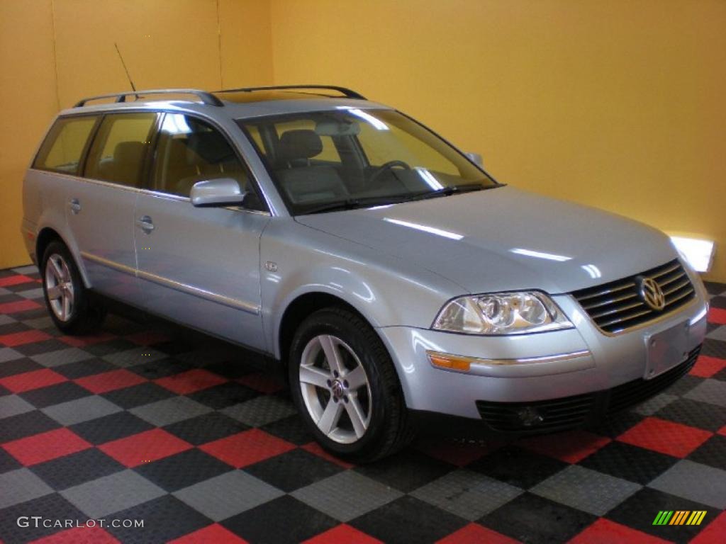 2004 Passat GLX Wagon - Blue Silver Metallic / Grey photo #1